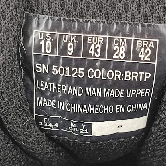 Skechers Men's After Burn M.Fit Brown Memory Foam Lace Up Sneaker Size 10 US - Picture 9 of 10